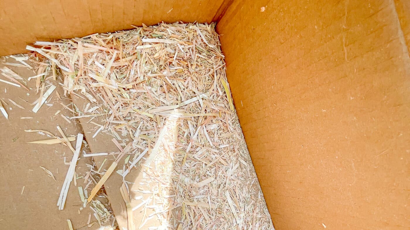 chaff in box from best straw for garden mulch for sale